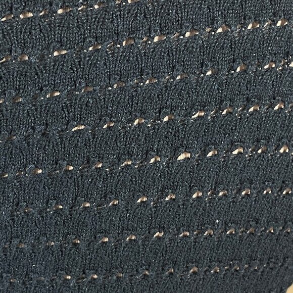 Mossimo Cropped Cardigan Sweater Black V-Neck XS Extra Small - Picture 6 of 8